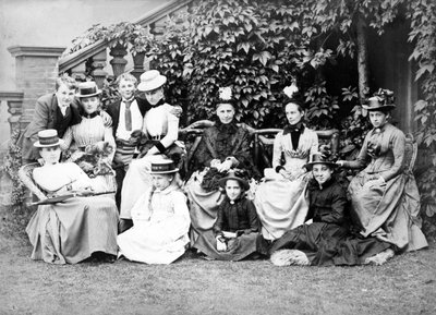 Portrait de groupe victorien, vers 1890 - English Photographer